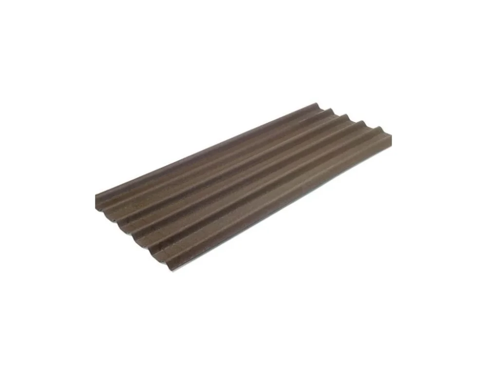 Nízká Cena Bitumenová deska vlnitá ONDULINE EASYFIX INTENSE 200x81 cm hnědá