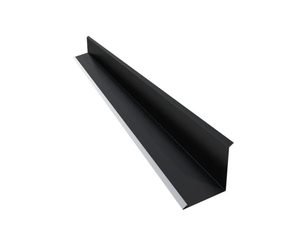Lemování ke zdi spodní plechová střešní krytina Blachotrapez PLADUR matná (skladem) Expresní Doručení