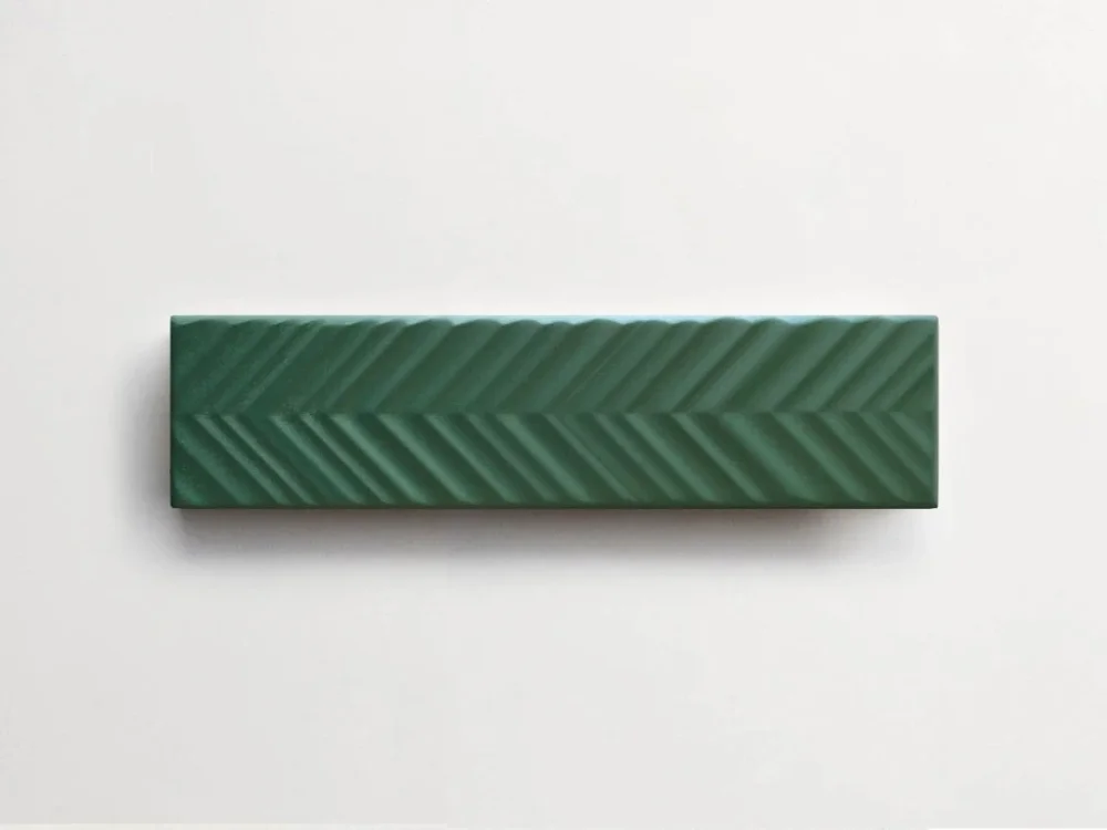 Elios Dust Pine Chevron Soft zelené reliéfní obklady 5x20 mat Odeslání Ihned