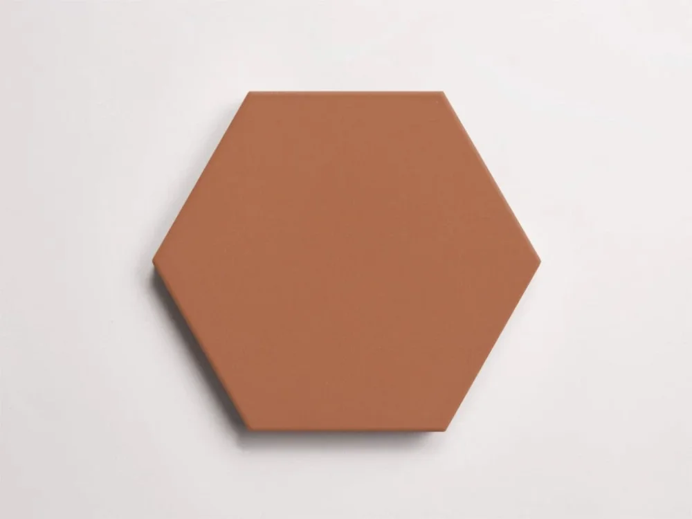 Cevica Boom Raw Sienna – cihlová dlažba, hexagon 14x16, mat Cenově Výhodný