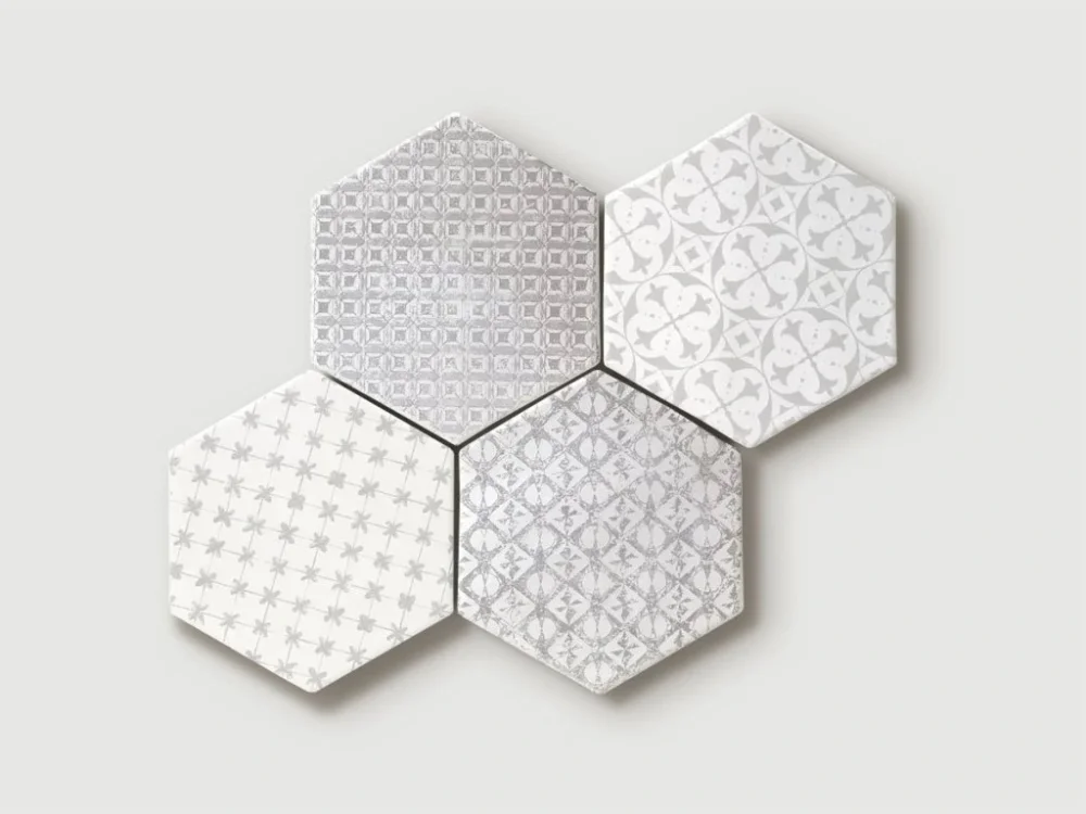 Víkendová Akce Cevica Marrakech Mosaic Gris dlažba šestihran 15x17 mat