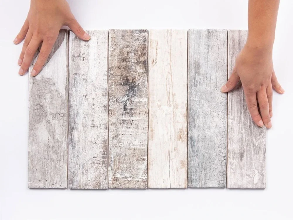 Cifre Colonial Wood White Brillo – imitace dřeva, obklady 7,5x30, lesk Tovární Cena