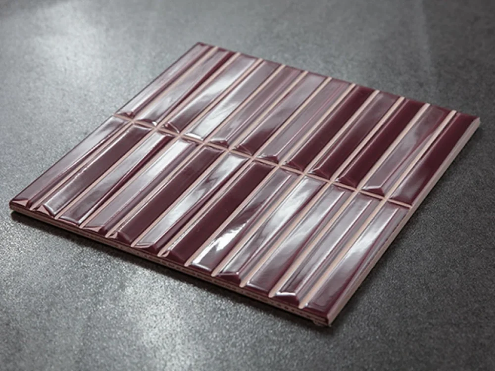 Monopole Melody Bordeaux obklady v imitaci mozaiky 20x20 lesk Omezená Nabídka