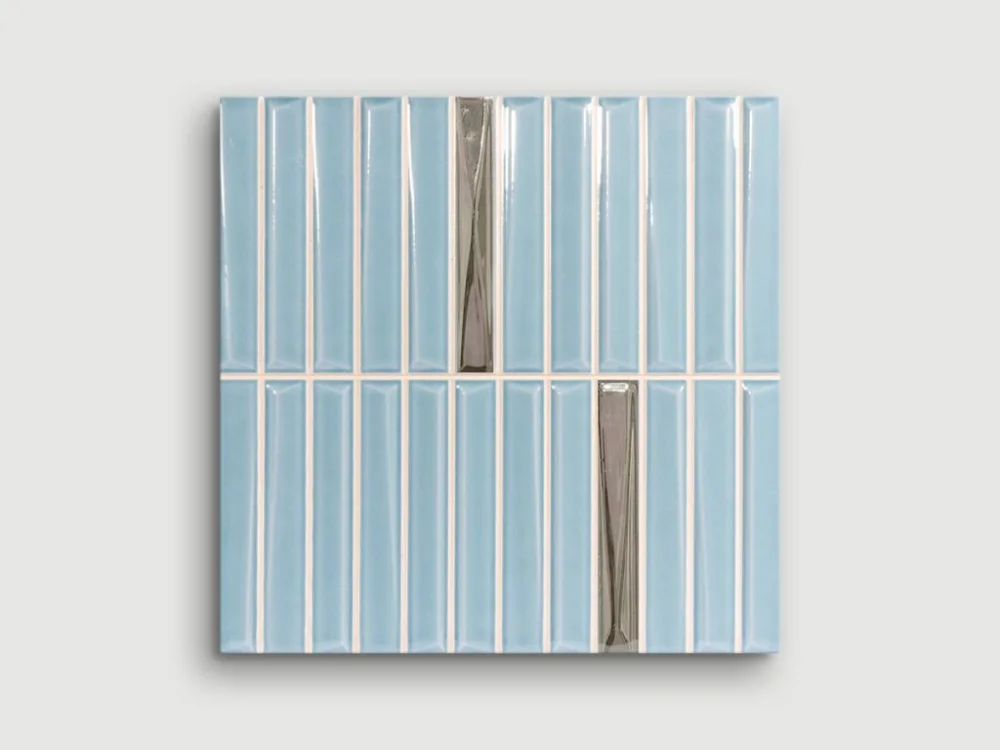 Monopole Melody Decor Sky Silver reliéfní obklad 20x20 lesk Dokud Zásoby Vydrží