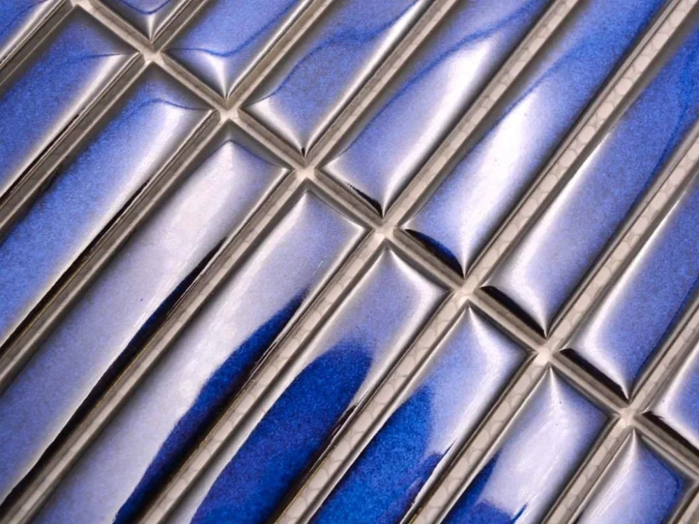 Nová Kolekce KIT KAT Big Cobalt modrá keramická mozaika stylu kit kat 2,2x14,5 lesk
