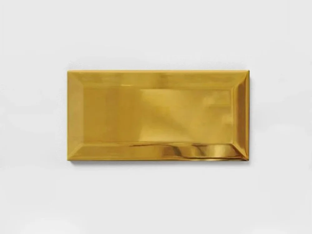 CESI Metro Diamantato Gold zlaté obklady zkosené 7,5x15 lesk Aktuální