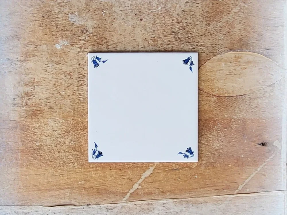 Da Vinci Primus T. 001.0 Modrý zvonek ručně malované obklady 15x15 lesk M Levný