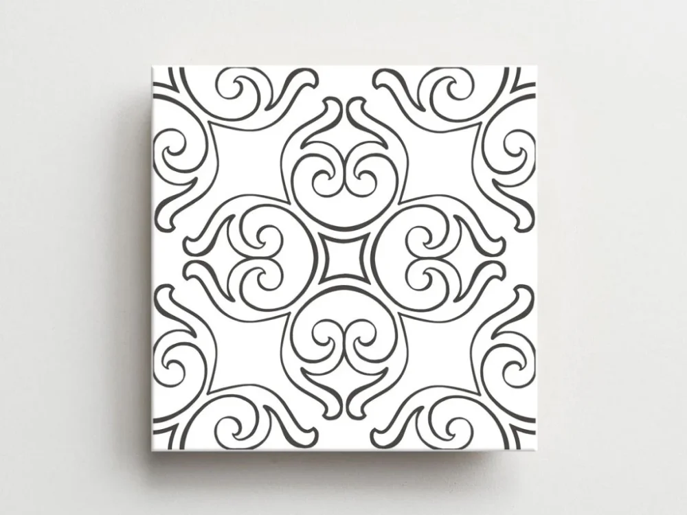 Elios Twist Pop White retro vzorovaná dlažba 20x20 mat Značkový