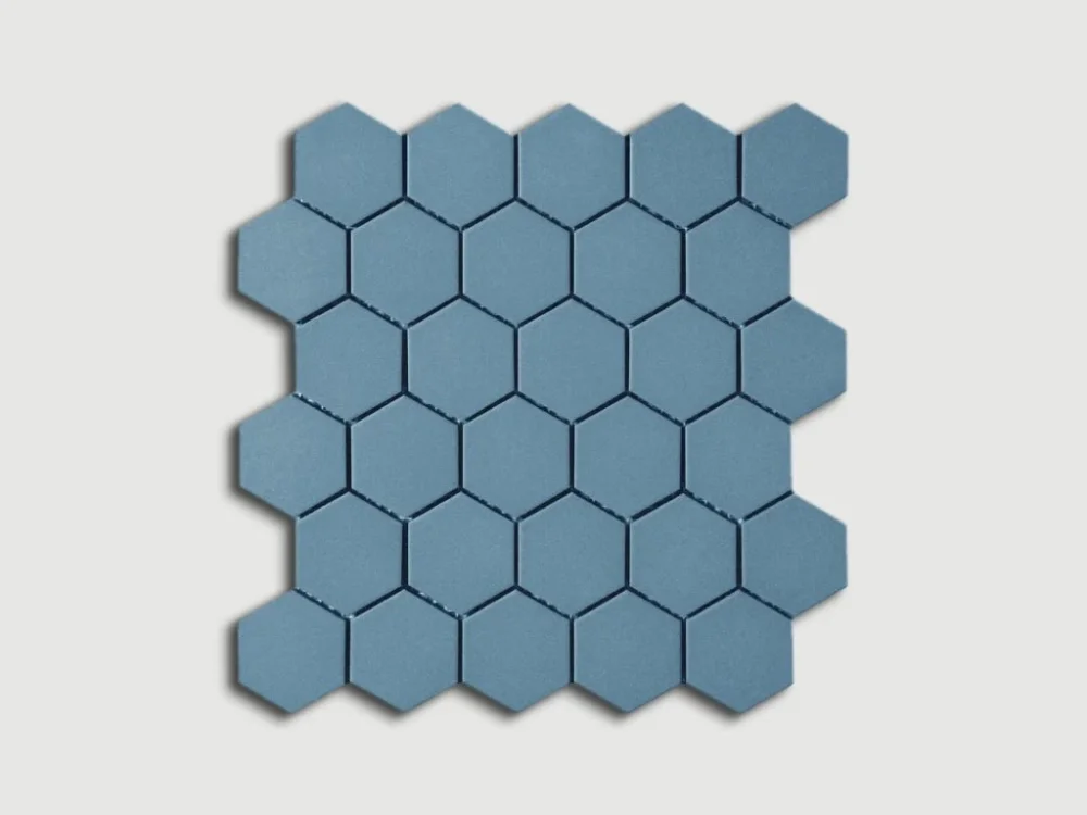 CESI Full Body Esagono Zaffiro – celoslinutá mozaika, hexagon – 5x5, mat Autentický
