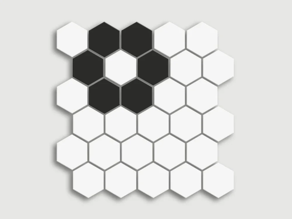 CESI Full Body Esagono Fiore – mozaika hexagon – 5x5, mat – MIXUJTE Nejlepší Volba