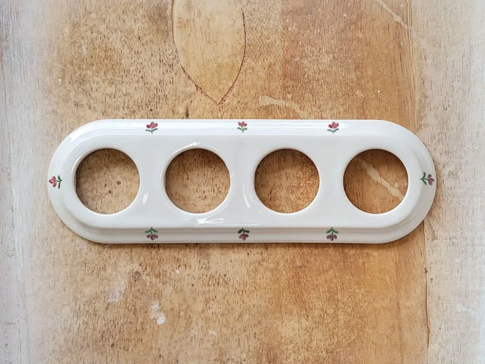 Doprava Zdarma Da Vinci Tulipán – porcelánový čtyřrámeček – ručně malovaný, 10x32,1