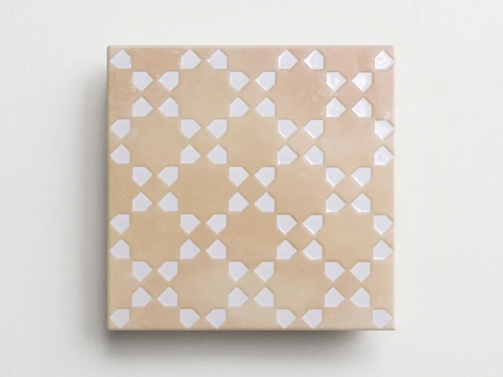 Nejprodávanější Wow Bejmat Decor Biscuit White – imitace zellige, vzorovaný obklad 15x15, mat