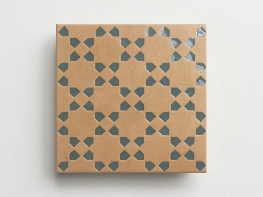 Doprava Zdarma Wow Bejmat Decor Tan Olive – imitace zellige, vzorovaný obklad 15x15, mat