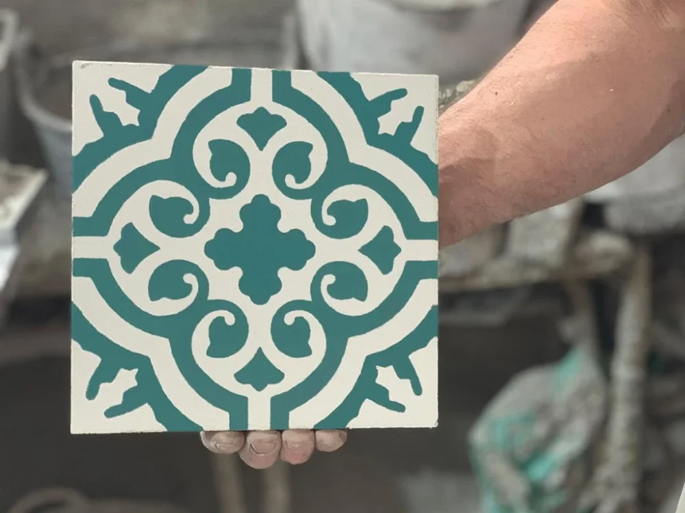 Ihned K Objednání Azahar – historická cementová dlažba – ornamentální motiv – 20x20, mat