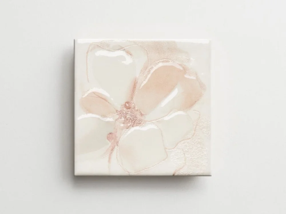 Super Cena Elios Clay Flower Bouquet – reliéfní květinové obklady, patchwork – 10x10, lesk
