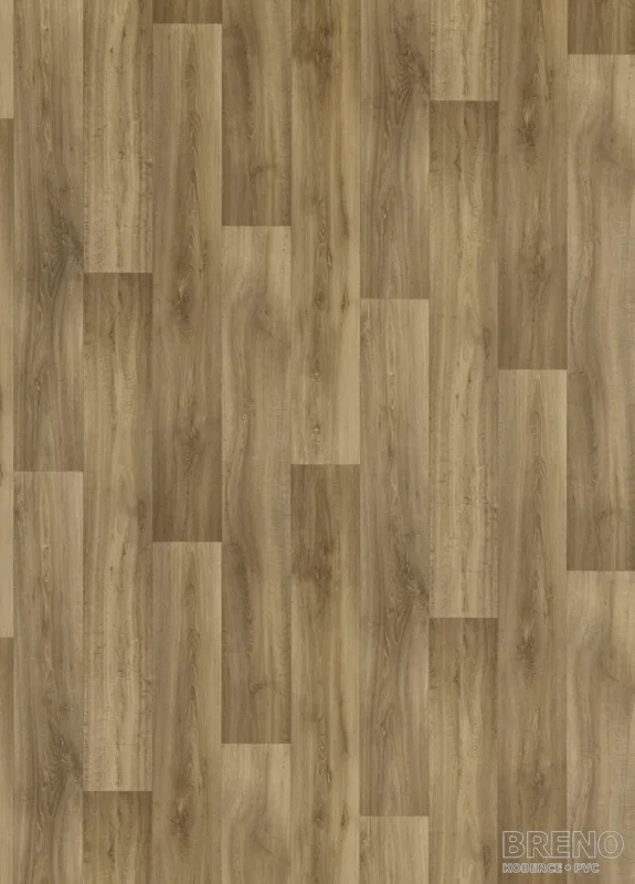 Hit Sezóny PVC PURETEX Lime Oak 613M – hnědé dřevo