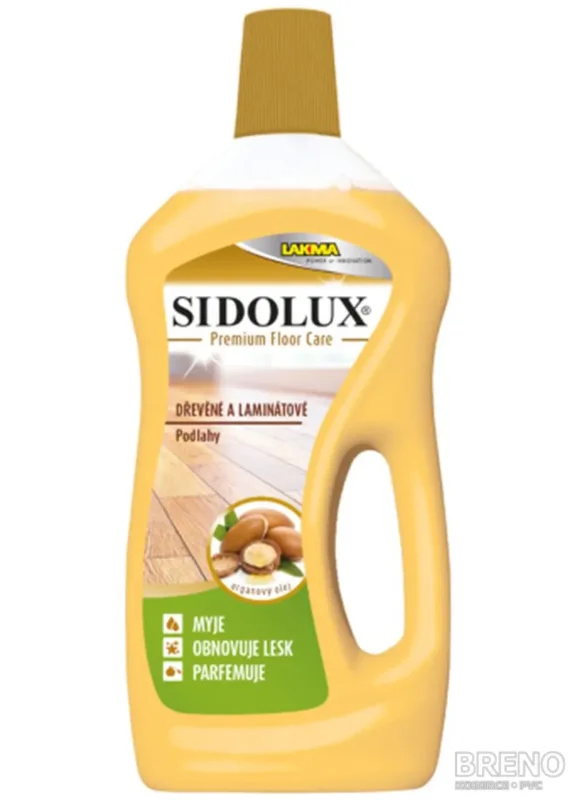 SIDOLUX PREMIUM FLOOR CARE na dřevěné a laminátové podlahy - arganový olej Ověřený