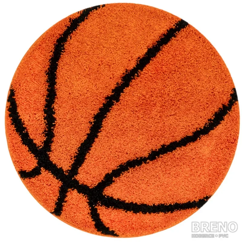Hit Sezóny Kusový koberec FUN kruh 6002 Orange