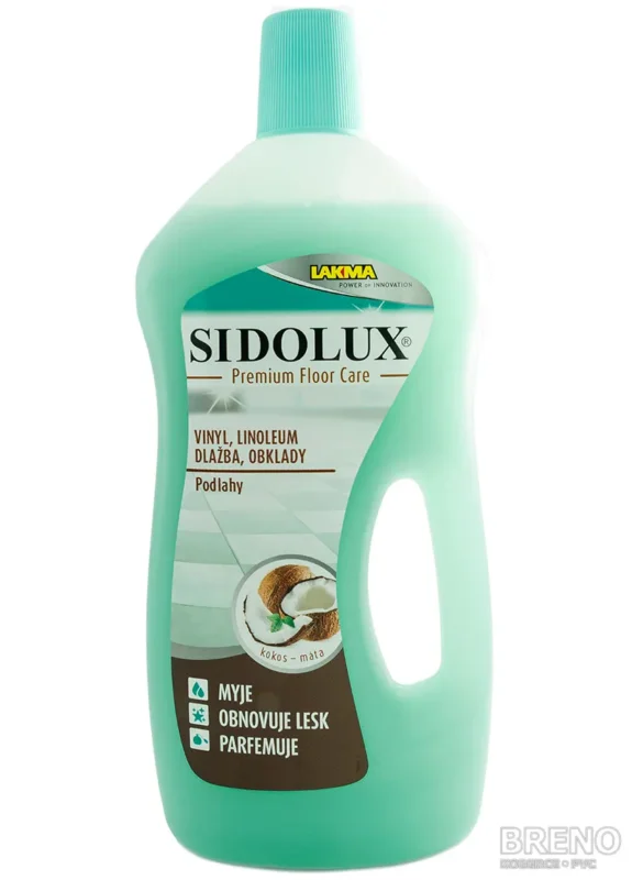 SIDOLUX PREMIUM FLOOR CARE na PVC, LVT, dlažbu - kokos/máta Objednat Nyní