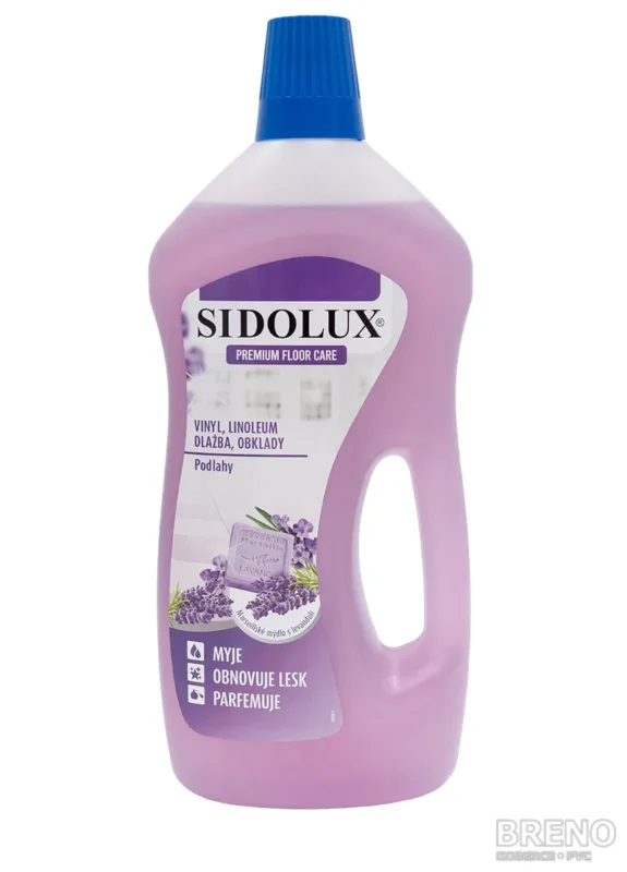 Hit Sezóny SIDOLUX PREMIUM FLOOR CARE na PVC, LVT, dlažbu - marseillské mýdlo s levandulí