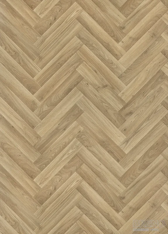 Pouze Dnes PVC ATLANTIC Oak Chevron 369M