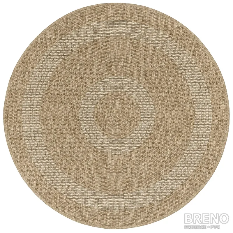 Levný Kusový koberec COMILLA kruh 886 Beige