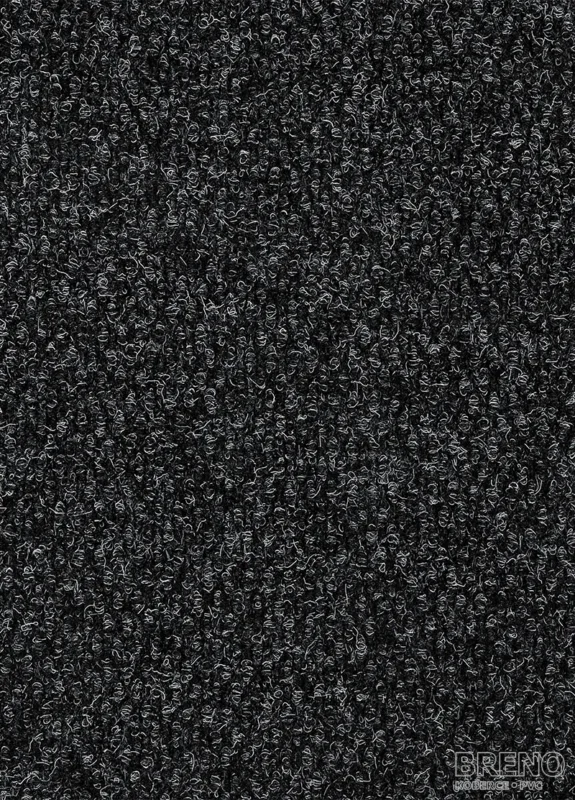 Metrážový koberec REWIND 900 Braille Popcorn 2190 černý Oblíbený