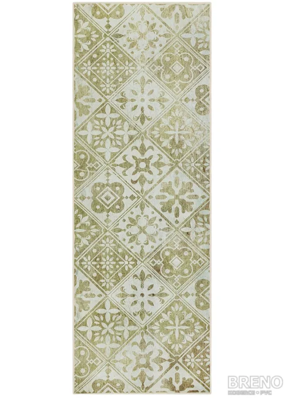 Speciální Cena Kusový koberec LUNA 107/beige – béžové dlaždice