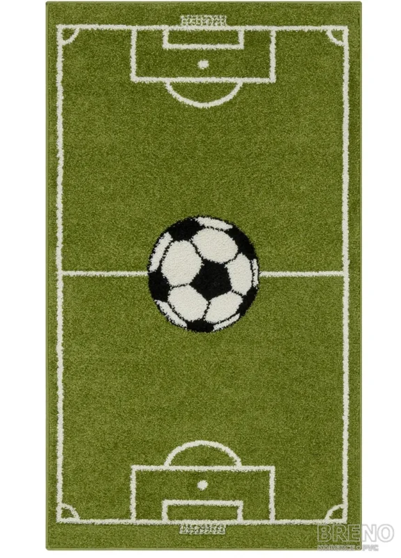 Dětský koberec fotbalové hřiště 100x170 zelený Značkový