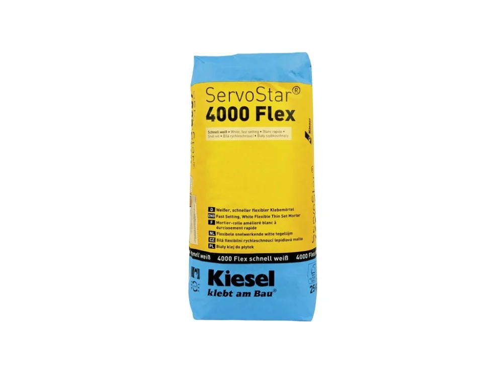 Výprodej Kiesel Servostar 4000 flex Bílé lepidlo Schnell 25 kg Akce