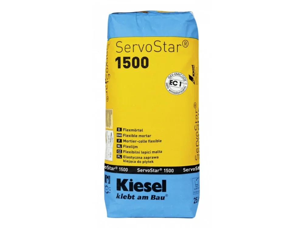 Novinka Kiesel Servostar 1500 flex S1 lepidlo 25 kg