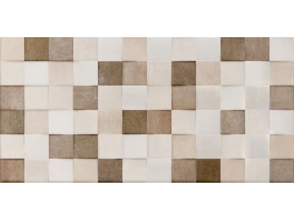 Vrácení Zdarma Bronx Cubik Beige 25x50 dekor