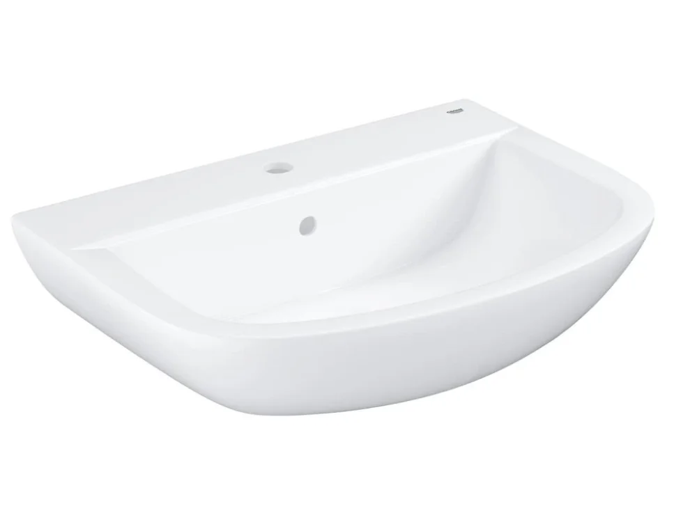 Grohe Umyvadlo GROHE Bau Ceramic 64,6x46,8 cm alpská bílá otvor pro baterii uprostřed 39420000 Omezená Nabídka