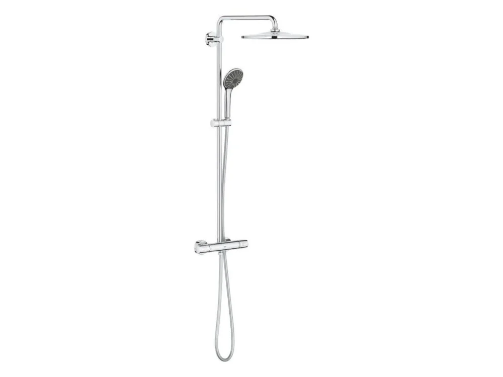 Grohe Sprchový systém GROHE Vitalio Joy na stěnu s termostatickou baterií chrom 26400001 Přímo Od Výrobce