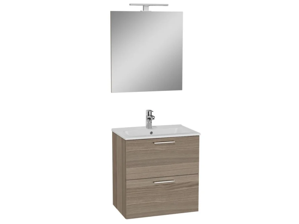 VitrA Koupelnová sestavas umyvadlem zrcadlem a osvětlením VitrA Mia 59x61x39,5 cm cordoba MIASET60C Nejlepší Cena