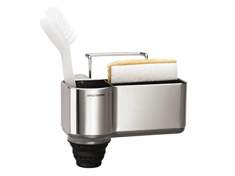 Cenově Výhodný Simplehuman Držák Simplehuman Sink caddies Kartáčovaná nerez ocel KT1116