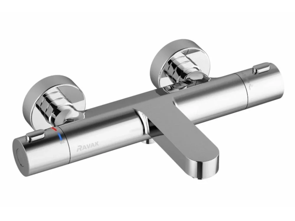 Super Cena Ravak Vanová baterie Ravak Termo TE023.00150 bez sprchového setu 150 mm chrom X070097