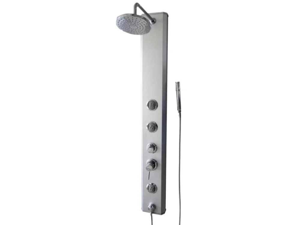 Originální Multi Sprchový panel Multi na stěnu i do rohu s pákovou baterií chrom BASICSHOWER