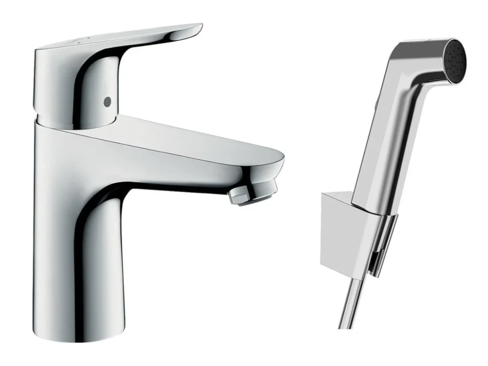 Hansgrohe Umyvadlová baterie Hansgrohe Focus s bidetovou sprškou chrom 31927000 Nejprodávanější