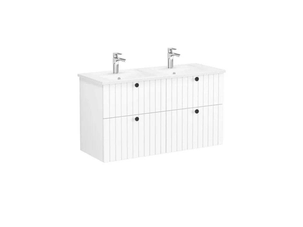 VitrA Koupelnová skříňka s umyvadlem VitrA Root 120x67x46 cm bílá mat ROOTG120WINTS Aktuální