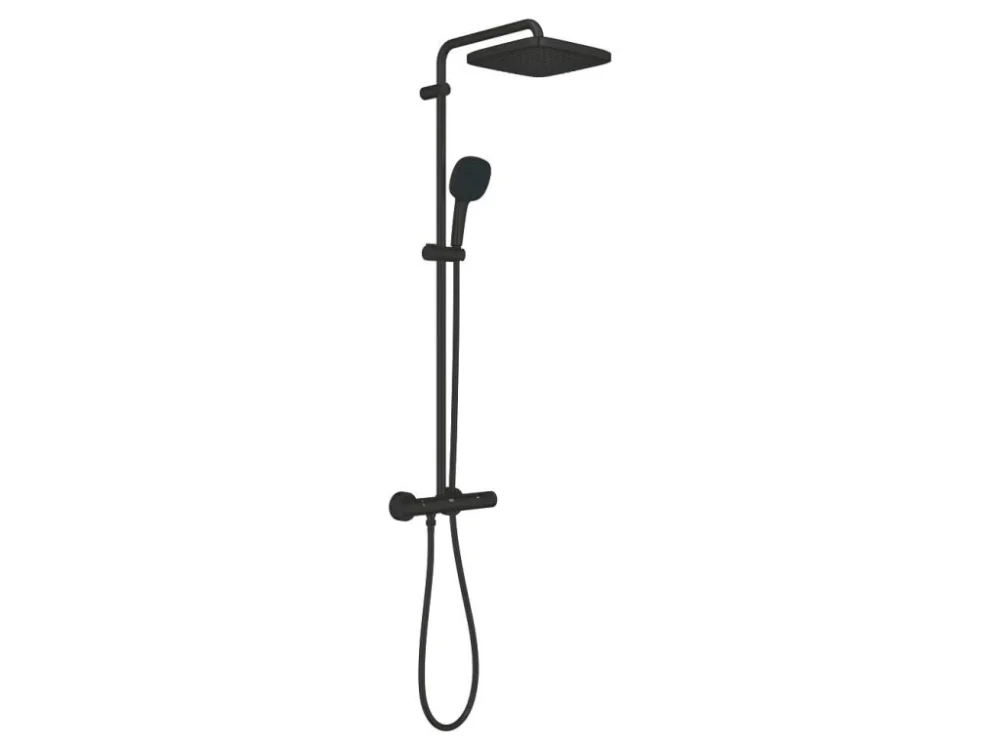 Grohe Sprchový systém GROHE Vitalio Comfort s termostatickou baterií černá matná 266962431 Výprodej