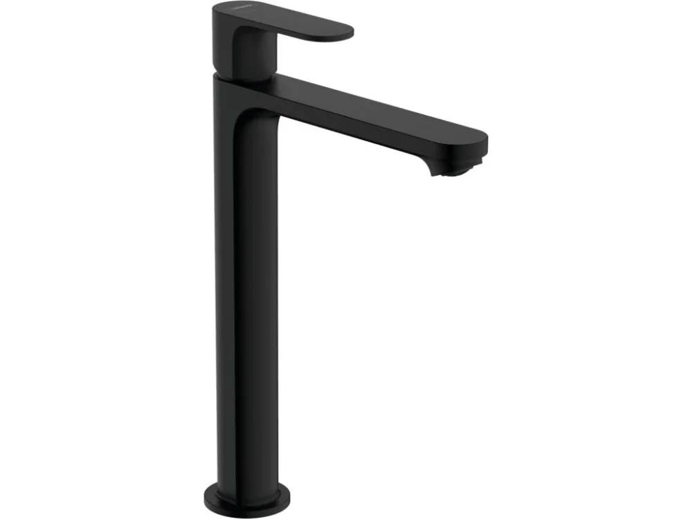 Hansgrohe Vysoká umyvadlová baterie Hansgrohe Rebris S s výpustí matná černá 72580670 Rychlé Dodání