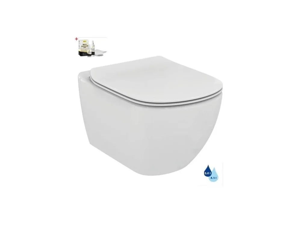 Expresní Doručení Ideal Standard Wc s prkénkem softclose závěsné Ideal Standard Tesi zadní odpad SIKOSIST0078