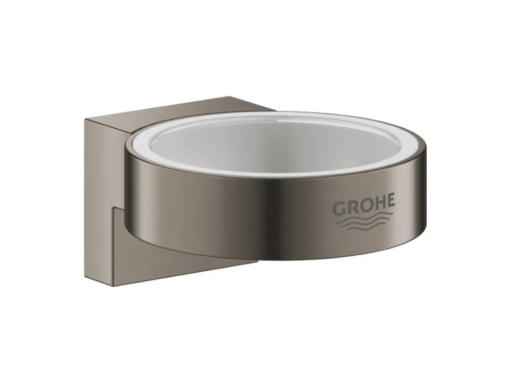 Grohe Držák skleniček GROHE Selection bez skleničky kartáčovaný Hard Graphite 41027AL0 Speciální Cena