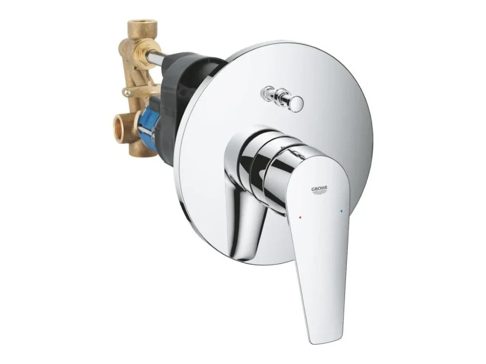 Oblíbený Grohe Sprchová a vanová baterie GROHE BauEdgevčetně podomítkového tělesa chrom 29079001