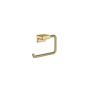 Zlevněný Hansgrohe Držák toaletního papíru Hansgrohe AddStoris leštěný vzhled zlata 41771990