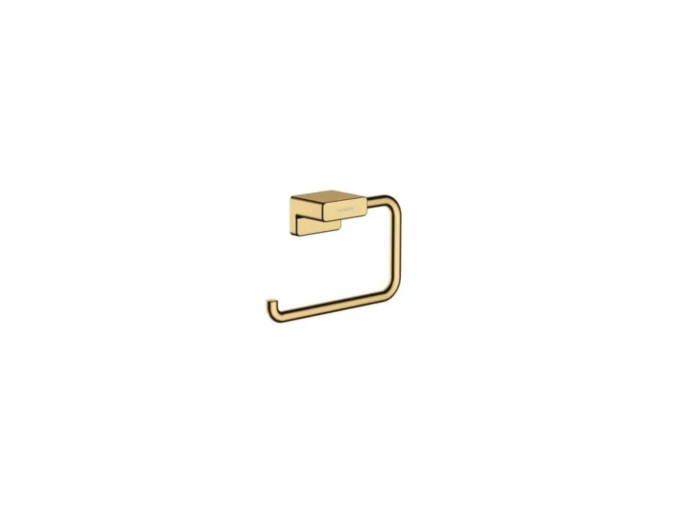 Zlevněný Hansgrohe Držák toaletního papíru Hansgrohe AddStoris leštěný vzhled zlata 41771990