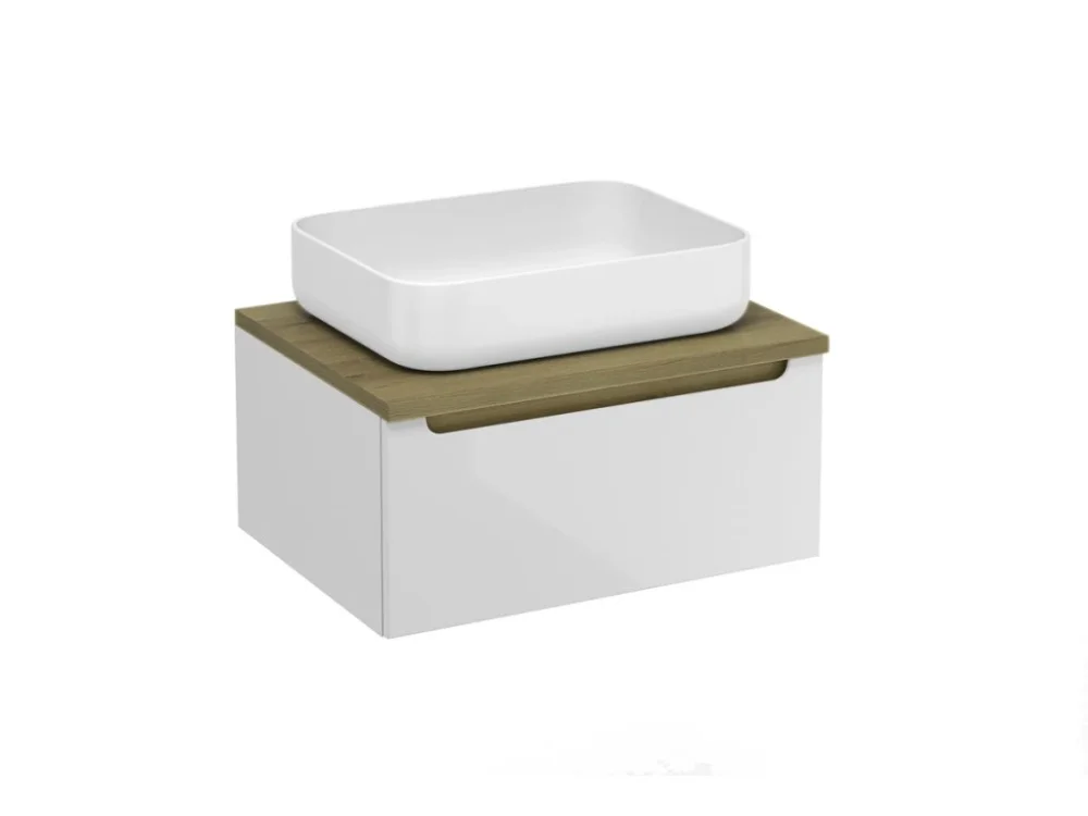 Ověřený Naturel Koupelnová skříňka pod umyvadlo Naturel Stilla 60x30x45 cm bílá STILLAD06007DBK