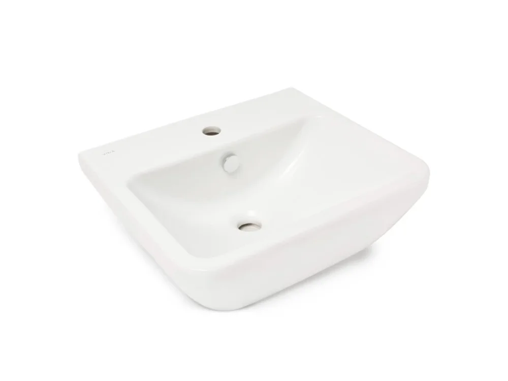 Tovární Cena VitrA Umyvadlo VitrA Integra 50x43 cm otvor pro baterii uprostřed 7048-003-0001