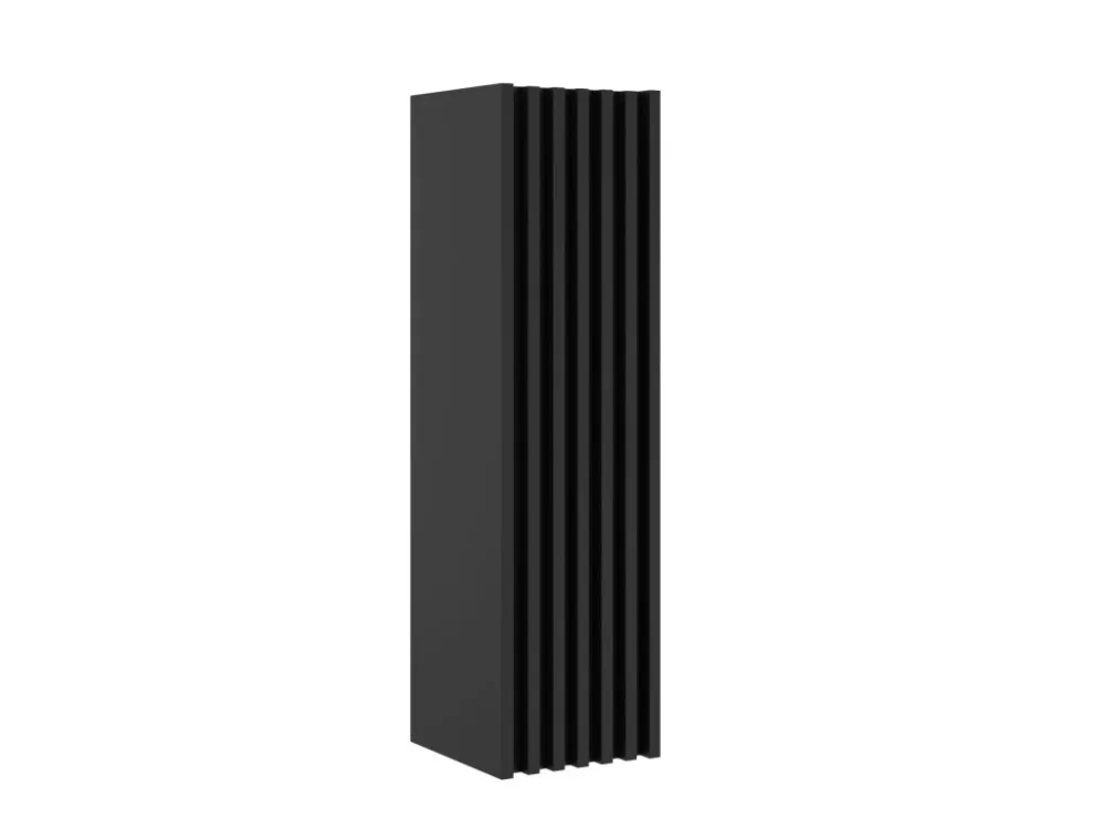 Kup Teď SAT Koupelnová skříňka vysoká SAT Delano 34x125x36 cm černá DELANOV35CD